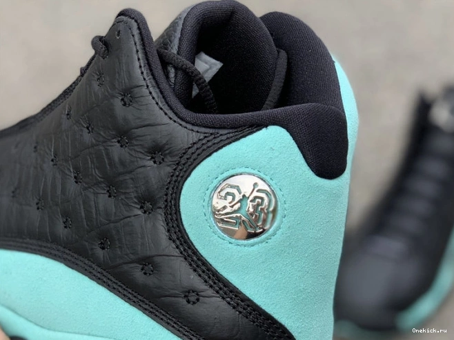 One Kick Air Black Island 414571-030 13 Green Retro Jordan 0810